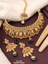 Brass High Gold Rajwadi Choker Set Wholesale Shop In Surat
